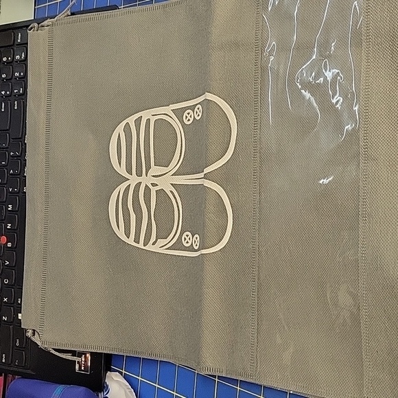 VALICLUD 3 Pcs Dustproof Shoe Storage Bag Travel Drawstring Shoe Pouch 13" x 17" - Picture 2 of 2